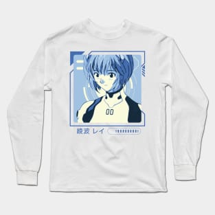 Cute Rei Ayanami - evangelion system Long Sleeve T-Shirt